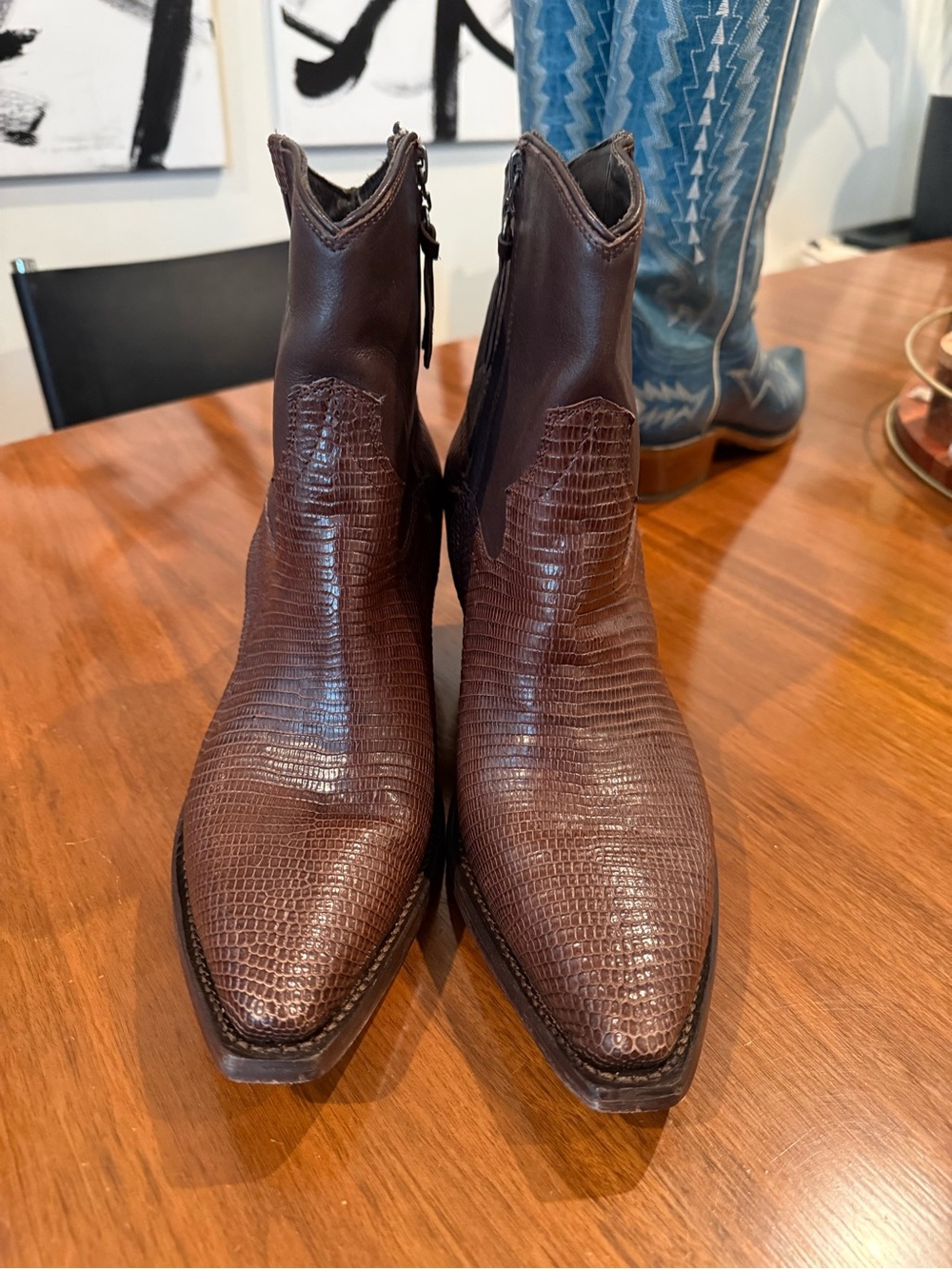 Tecovas Thomas Rhett Macy Chocolate Lizard